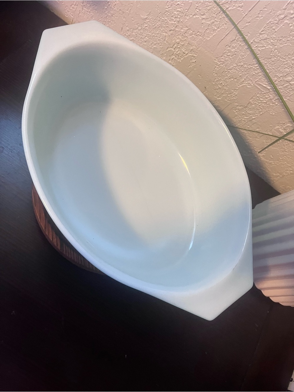 Vintage Pyrex Turquoise Snowflake 045 Casserole Dish 2.5 Qt No Lid - Picture 14 of 14